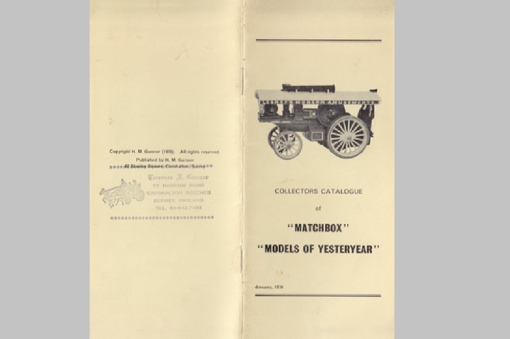 Collectors Catalogue of Matchbox Models of Yesteryear 1st Edition